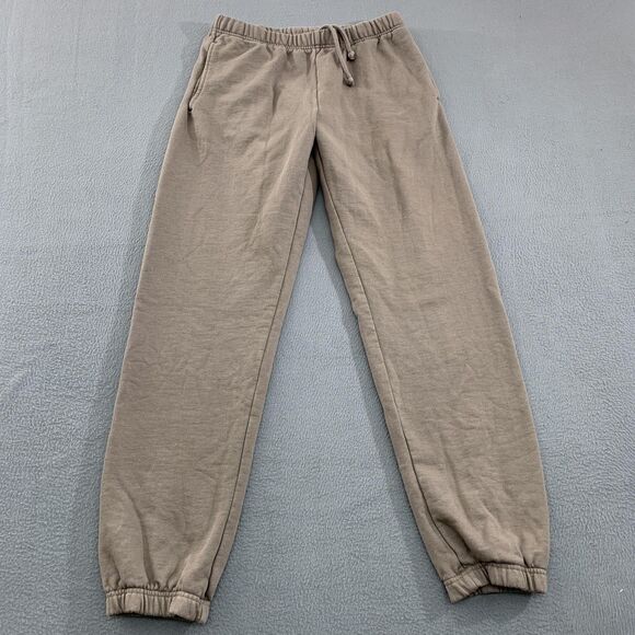 TNA Sweatpants Womens Small Fleece Joggers Elastic Cuff Cozy Lounge Pants - Picture 1 of 16